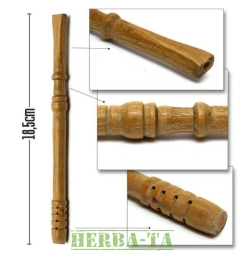 Bombilla z drewna Palo santo 18,5 cm