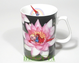 Kubek porcelanowy Fine Bone China Śpiący Skrzat