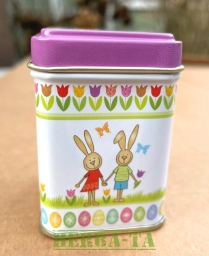 Funny Rabbits mini tin 43*43*60 mm