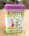 Funny Rabbits mini tin 43*43*60 mm