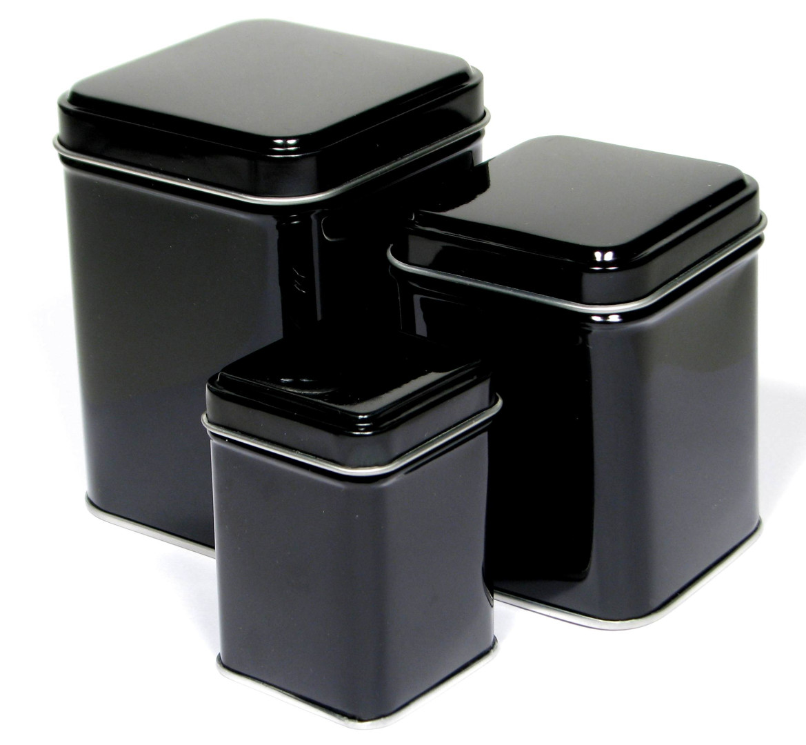 Czarna gładka na 50g 60*60*80mm