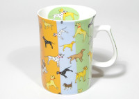 Kubek porcelanowy Fine Bone China Pieski PROMOCJA