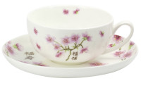 Filiżanka porcelanowa Kwiat Wiśni 200ml Bone China