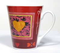 Kubek  porcelanowy With Love  Bone China