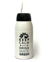 Yerbomos 3w1 do Yerba Mate; poj. 500 ml biało-czarny